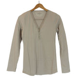 NWT Eddie Bauer Henley Thermal Shirt 3 Button V-Neck Women T-Shirt 6 Colors S-XL