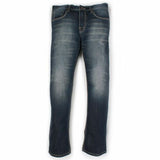 NWT T K AXEL Premium Grade Ellington Wash Denim Men's Jeans Relaxed Straight Fit