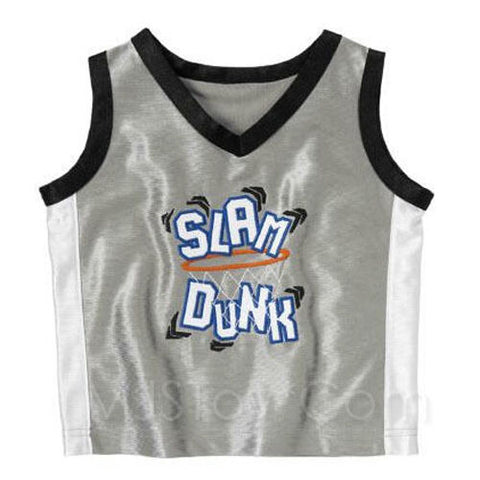 NWT Gymboree Boy Slam Dunk Basketball Sleeveless Jersey Mesh Tank Top 18-24Mo/2T