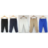 NWT Women Solid Double Weave Curvy Fit Dressy Cropped/Capri pants w/Hardware $58