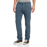 NWT Levi's Men Chino Evening Blue/Gray Regular Fit Twill Pants LEVIS 100% Cotton
