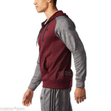 Adidas Men Tech Fleece Full Zip Hoodie Fleece Climawarm Training Jacket $65