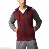 Adidas Men Tech Fleece Full Zip Hoodie Fleece Climawarm Training Jacket $65