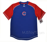 NWT Genuine MLB Merchandise Chicago Cubs Baseball Jersey Mesh Top Red Blue Shirt