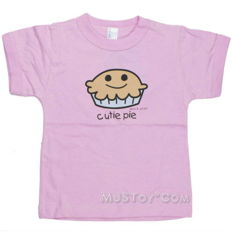 NWT Pipsqueaks David Goliath Pink "Cutie Pie" Toddler 100% Cotton Girl Tee S (4)