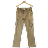 Old Navy Men's Belted Straight-Leg Cargos Pants 100% Cotton Utility Pant