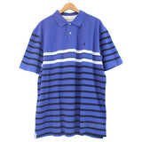 Nautica Big&Tall Short Sleeve Stripe Breathable Performance Polo Shirt $69