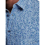 NWT Old Navy Men's Stylist Slim-Fit Twill Blue Traveler Comfortable Shirt L/XL