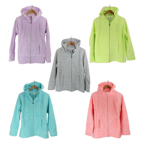 NEW Unlisted by Kenneth Cole Soft Full Zip Women's Fleece Hoodie