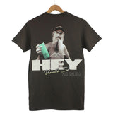 Duck Dynasty Commander "HEY" Uncle Si 100% Cotton T-Shirt Brown/Green Tee