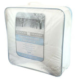 Indoor Weather Down Alternative White Cotton Lightweight Extra Warmth Comforter