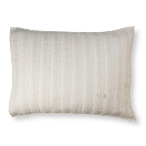 NWT Threshold™ Stripe Texture Quilt 1 Standard Pillow Sham 100% Cotton 20"x26"