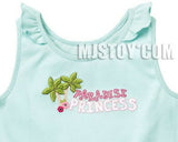 NWT GYMBOREE Embroidered Paradise Princess Tank Top Blue Summer Girl T-Shirt