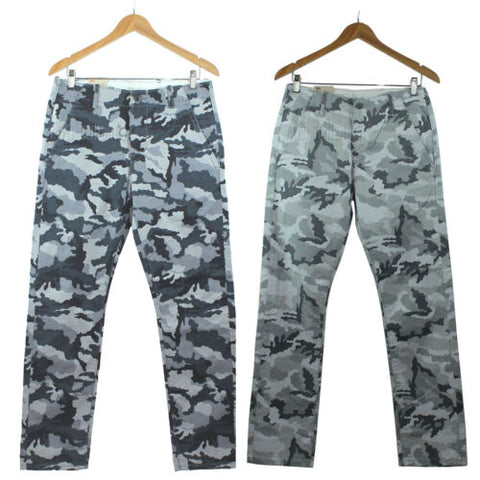 Levi's Men Chino Camo Regular Fit Twill Pants 100% Cotton LEVIS Gray/ Black