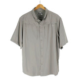 NWT HABIT Men Kestrel Creek Solar Factor UPF 30 Short Sleeve Ripstop River Shirt