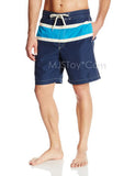 CARIBBEAN JOE men swim trunk swimsuit board shorts Stripe/Plaid Beach Style