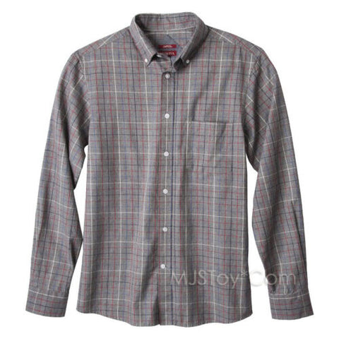 NWT Merona Long Sleeve Tailored Fit Twill Button Down 100% Cotton