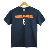 NWT Team Apparel NFL Chicago BEARS Cutler #6 Boys Tee Youth T-Shirt 100% Cotton