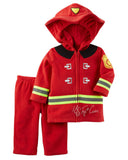 NWT Carter's Little Firefighter Cozy Soft Halloween Costume Size 3-6Mo./ 12Month
