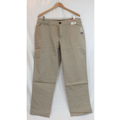 NEW Khakis & Co Women Straight Leg Tummy Slimming Pants