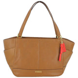 NWT COACH F23284 Tote Bag Smooth Park Leather Carryall British Tan Handbag Purse
