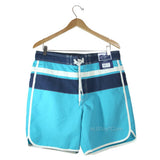 CARIBBEAN JOE men swim trunk swimsuit board shorts Stripe/Plaid Beach Style