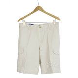 NWT IZOD Men Flat Front Cargo Shorts Pants 100% Cotton 10.5" inseam Sz 32-42 $60