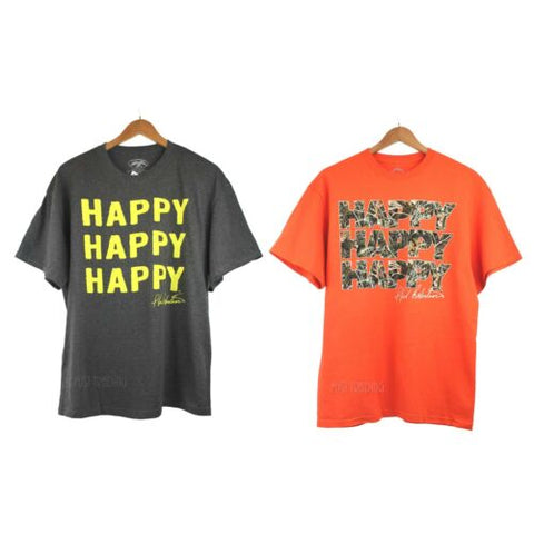 Duck Dynasty Commander "HAPPY HAPPY HAPPY" Phil Robertson T-Shirt Soft Tee
