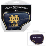 NEW NCAA Notre Dame Fighting Irish Blade Putter Cover by Team Golf Embroidered