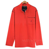 NEW Men Nautica Long Sleeve Men 1/4 Zip Pullover Shirt 100% Cotton L-XXL 3 Color