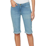 NWT Rafaella Weekend Skimmer Slim Trim Lift Comfort Bermuda Denim Short MSRP $50
