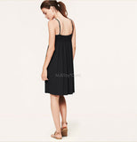 NWT Ann Taylor LOFT RUCHED CAMI Stylish Casual Comfy Perfect Soft Summer Dress