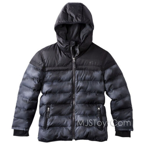 NWT C9 Champion Boy Hooded Puffer Jacket Warm Winter Coat Hand warmer XS (4-5)