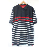 Nautica Big&Tall Short Sleeve Stripe Breathable Performance Polo Shirt $69