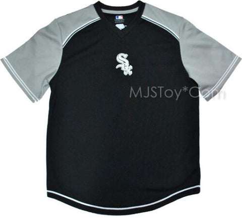 NWT Genuine Merchandise Chicago White Sox Black Mesh Jersey appliqué V –  JNL Trading