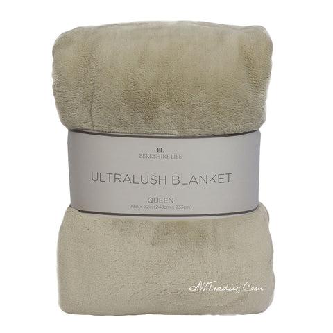 Berkshire Life Ultralush Velvety Soft Plush Warmest Blanket (Queen/King)