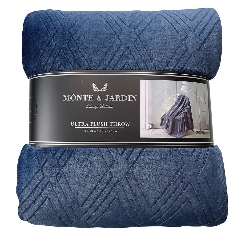 Monte Jardin Luxury Collection Ultra Plush Throw Extra Warm Soft Blank