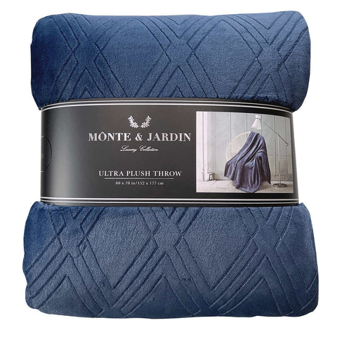 Monte Jardin Luxury Collection Ultra Plush Throw Extra Warm Soft Blanket