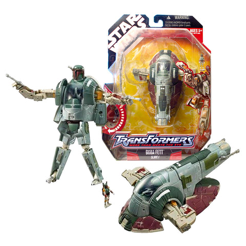 Year 2007 Star Wars Transformers Series 7 Inch Tall Action Figure