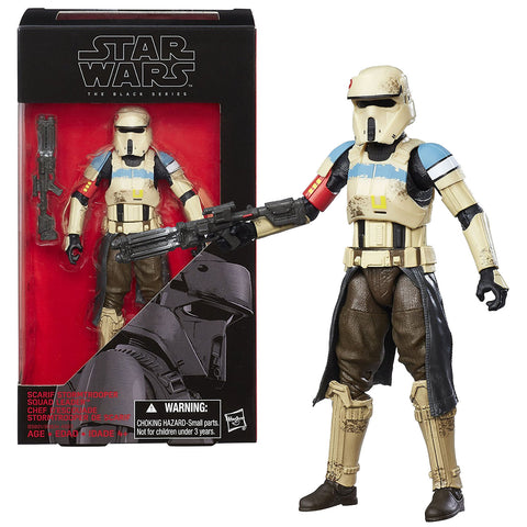 Hasbro Year 2016 Star Wars The Black Series Rogue One 6 Inch Tall Figure - #28 SCARIF STORMTROOPER SQUAD LEADER with Blaster Rifle