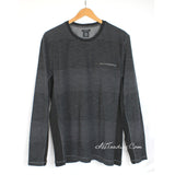 Calvin Klein CK Men's Soft 100% Cotton Long Sleeve Tee Zip Front Pocket T-Shirt