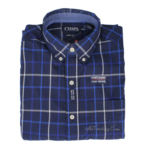 Chaps by Ralph Lauren Men's Easy Care Long Sleeve Classic Plaid Woven Shirt Green / 3XL Chaps by Ralph Lauren Men's Easy Care Long Sleeve Classic Plaid Woven Shirt Green / 3XL