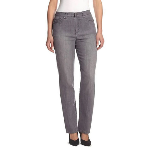 Gloria Vanderbilt Women's Pull On Trouser 4 Pocket Mid Rise Straight Leg Pant Plus at Women's Clothing store Gloria Vanderbilt Women's Pull On Trouser 4 Pocket Mid Rise Straight Leg Pant Plus at Women's Clothing store