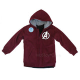 Marvel Avangers Assemble 2 Pcs Set Sherpa Jacket Long Sleeve and T-shirt