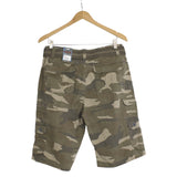 Iron Co Men 100% Cotton Belted Mud Camo Camouflage Cargo Shorts Size 30-38
