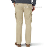 Lee Men's Casual Twill Stretch Elastic Cargo Pants Regular Fit Straight Leg