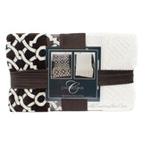 Charisma Velvet Plush Throw 2 Pack Warm Soft Cozy Oversize Blanket  60x70"