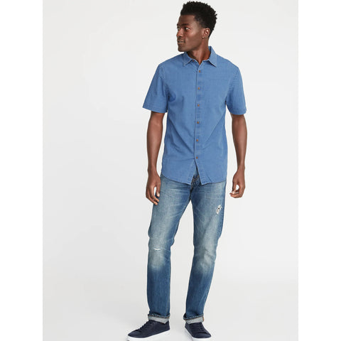 old navy men's short sleeve dress shirts Men's Short Sleeve Shirts