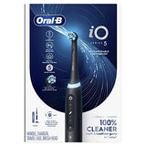 Oral-B iO Series 5 Electric Toothbrush + Brush Head, Rechargeable, Black (NEW)