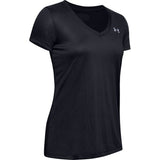 NWT UNDER ARMOUR WOMEN'S TECH HEAT GEAR V-NECK SHORT-SLEEVE LOOSE T-SHIRT XL